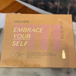 Brand New NativaSPA Embrace Yourself Body Lotion Starter Kit